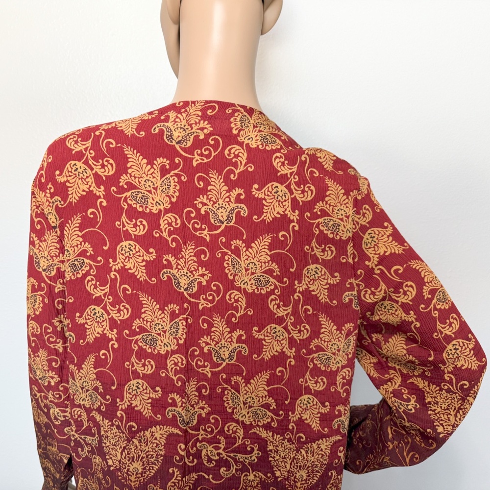 Valerie Stevens Silk Skirt and Blouse - Picture 12 of 16